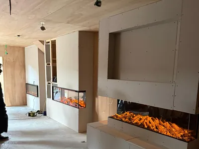 Media Wall & Fireplace Installation, photo 2