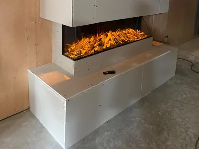 Media Wall & Fireplace Installation, photo 3