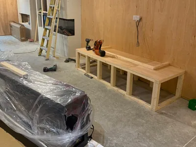 Media Wall & Fireplace Installation, photo 4