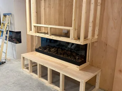 Media Wall & Fireplace Installation, photo 7