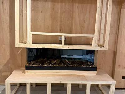 Media Wall & Fireplace Installation, photo 8