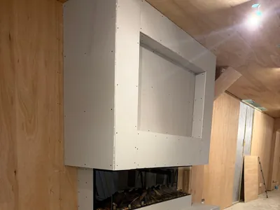 Media Wall & Fireplace Installation, photo 11