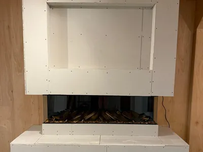 Media Wall & Fireplace Installation, photo 12